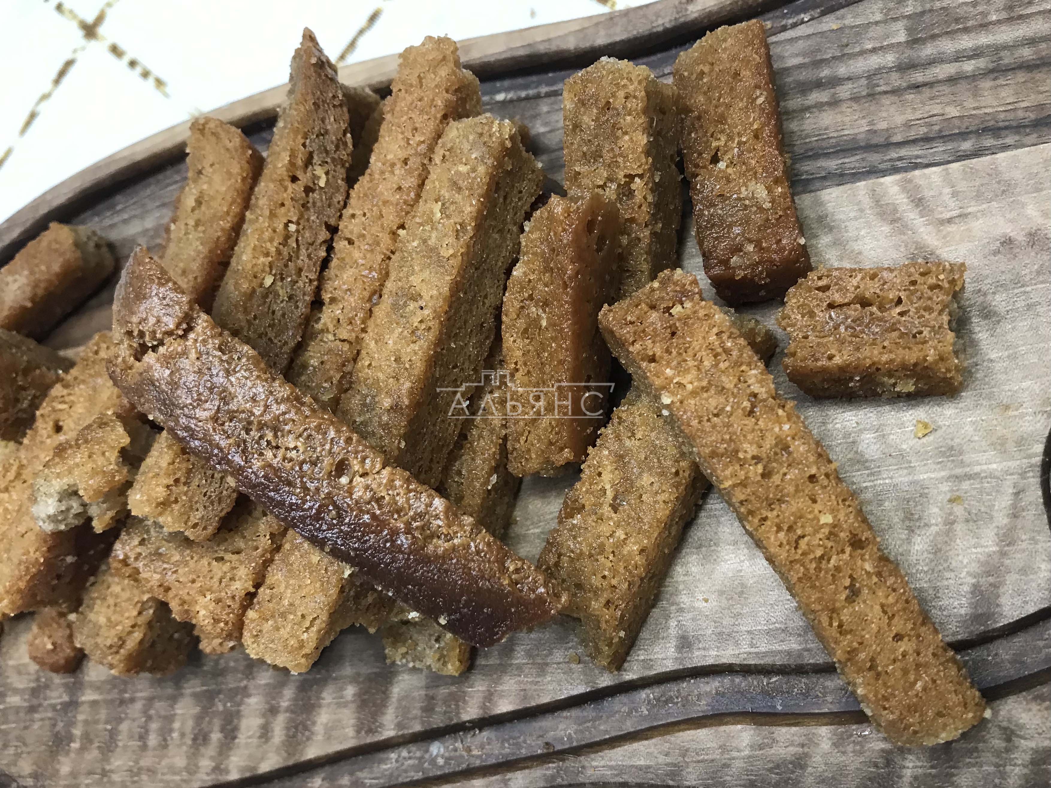 Деревенские гренки с чесноком в Тучково