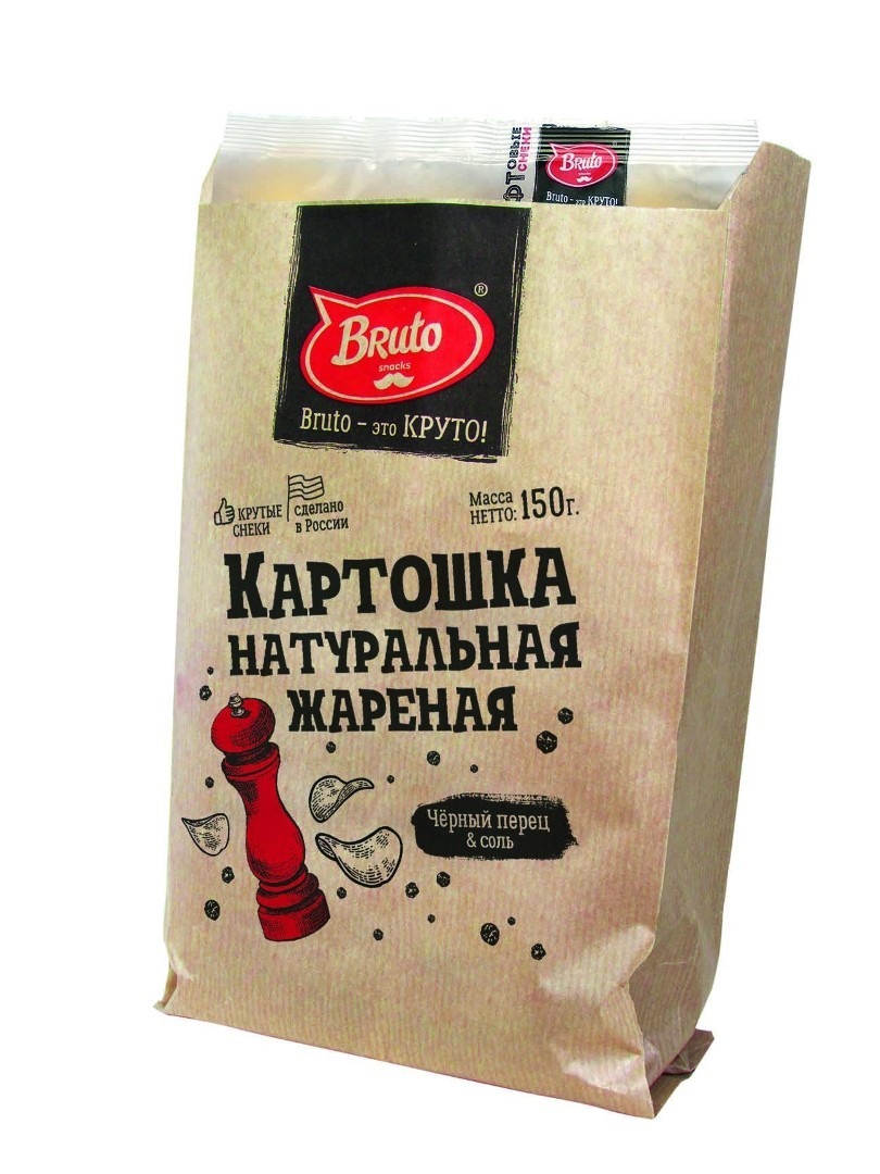 Картофель «Бруто» черный перец 130 гр. в Тучково