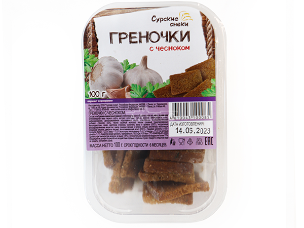Сурские гренки с Чесноком (100 гр) в Тучково