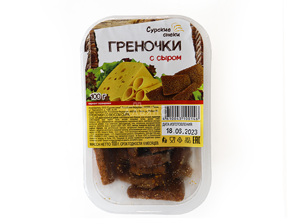 Сурские гренки со вкусом Сыра (100 гр) в Тучково