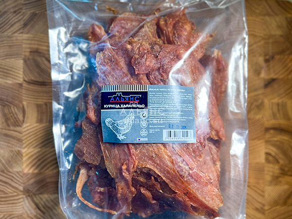 Мясо (АЛЬЯНС) вяленое курица 500гр "С халапеньо" в Тучково