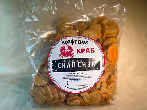 Снапсы ПШЕНИЧНЫЕ "Краб" в Тучково