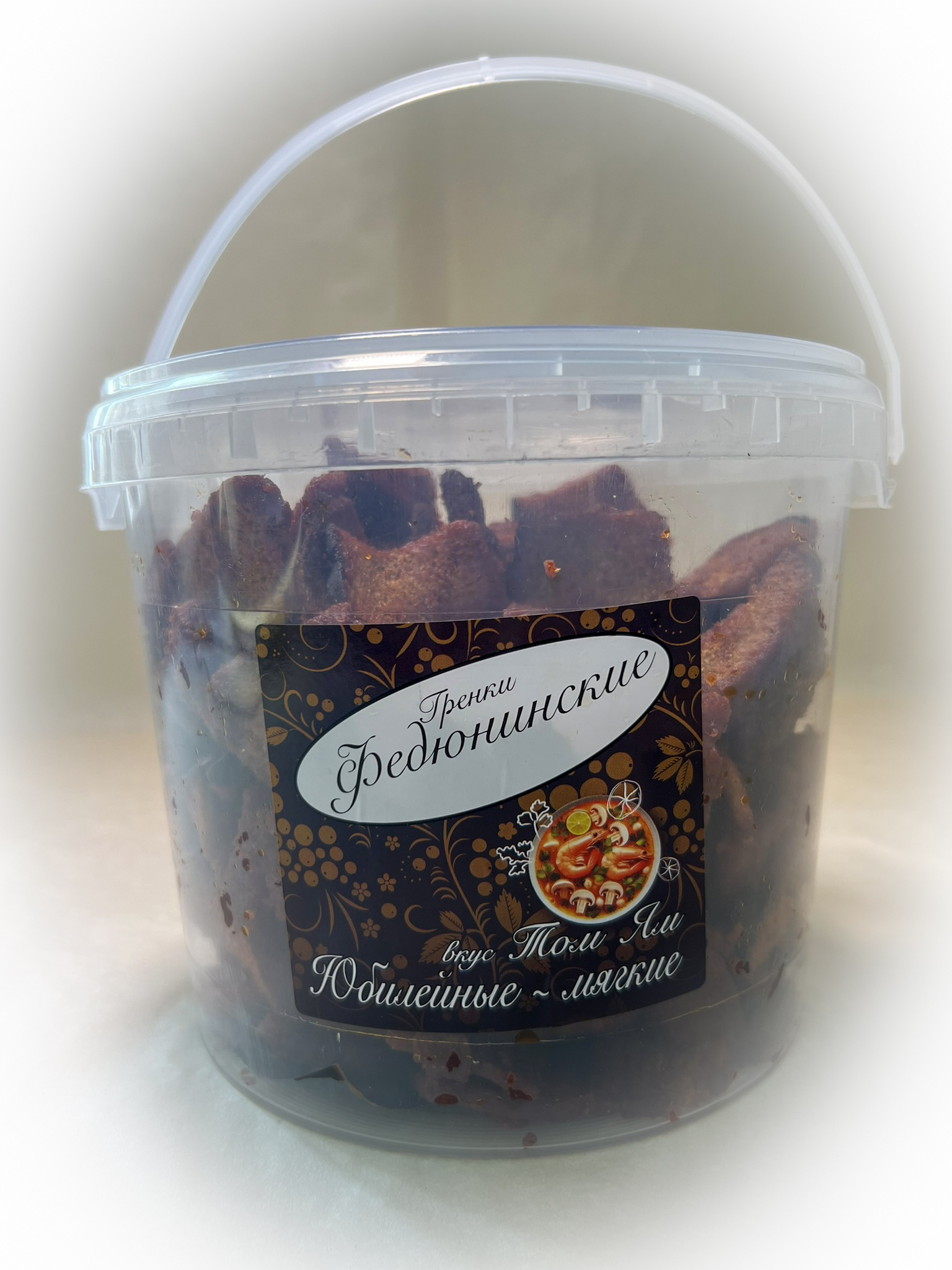 Гренки "ФЕДЮНИНСКИЕ" "Том ям" (ведро 900 гр.) в Тучково