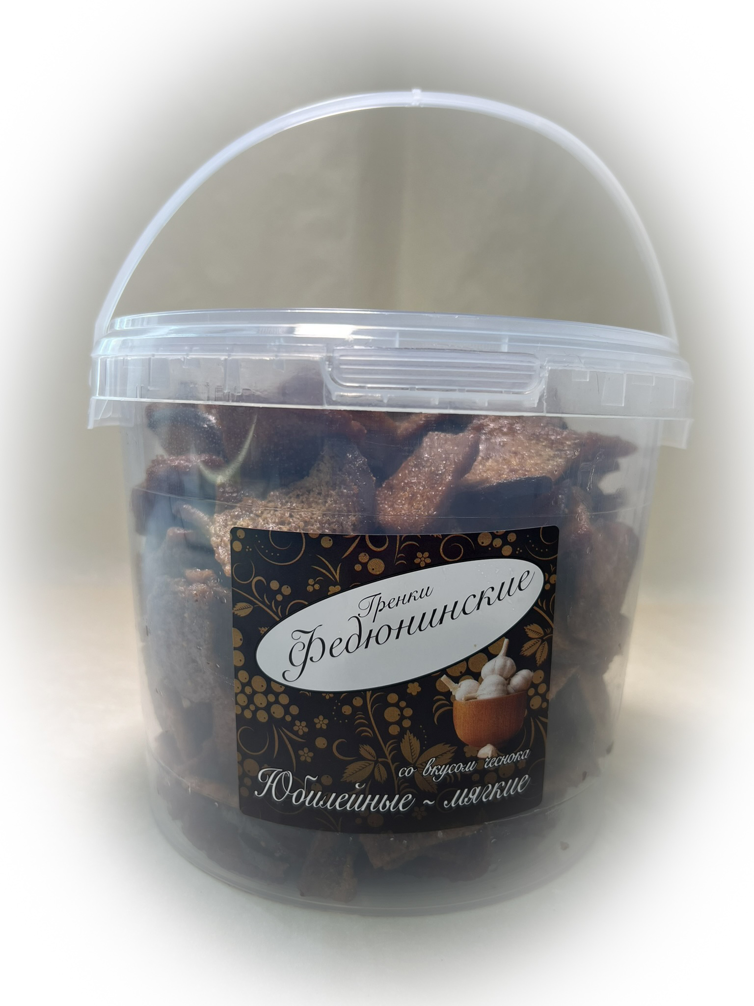 Гренки "ФЕДЮНИНСКИЕ" "Чеснок" (ведро 900 гр.) в Тучково