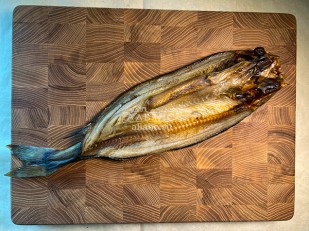 Гренки: Терпуг вяленый