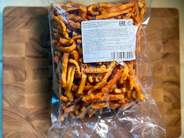 Нитка ЖАРЕНАЯ  Oktobersnack1 кг (сырный продукт) в Тучково