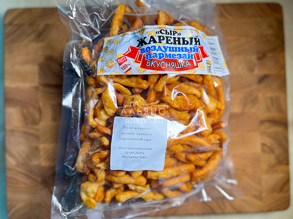 Жареный сыр "ВКУСНЯШКА" со вкусом пармезан (500 гр) в Тучково