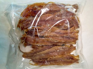 Семечки: Минтай солёно-сушёный (рваный)